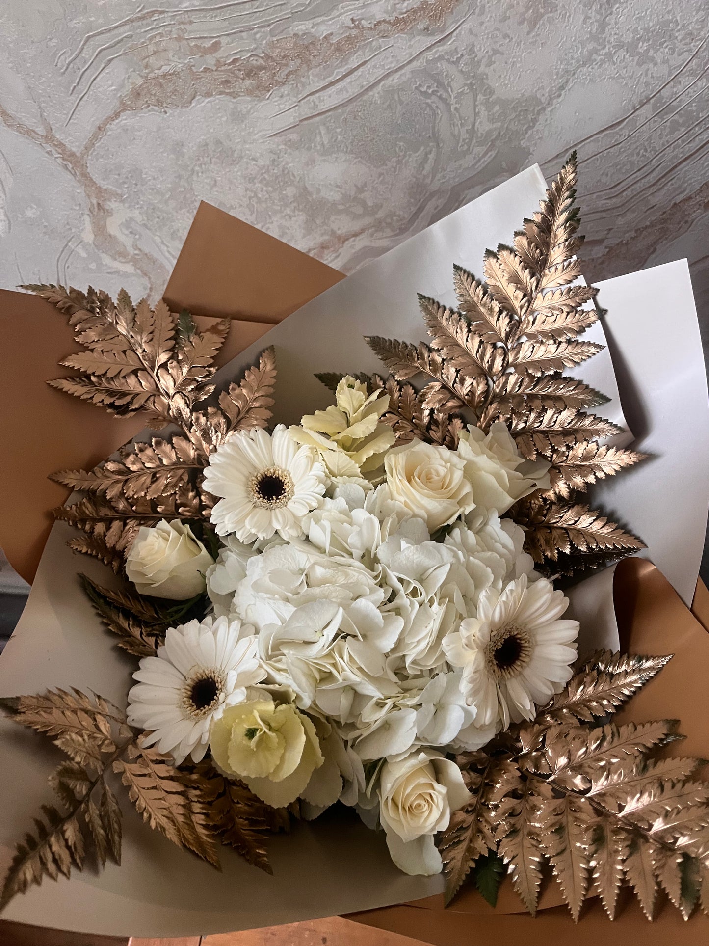 Golden Serenity Bouquet