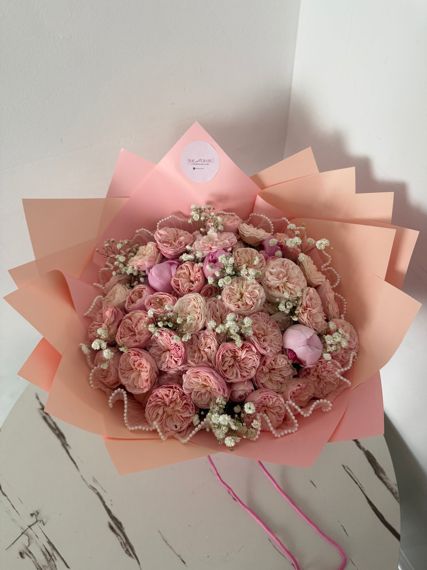 Peony Garden Blush Bouquet