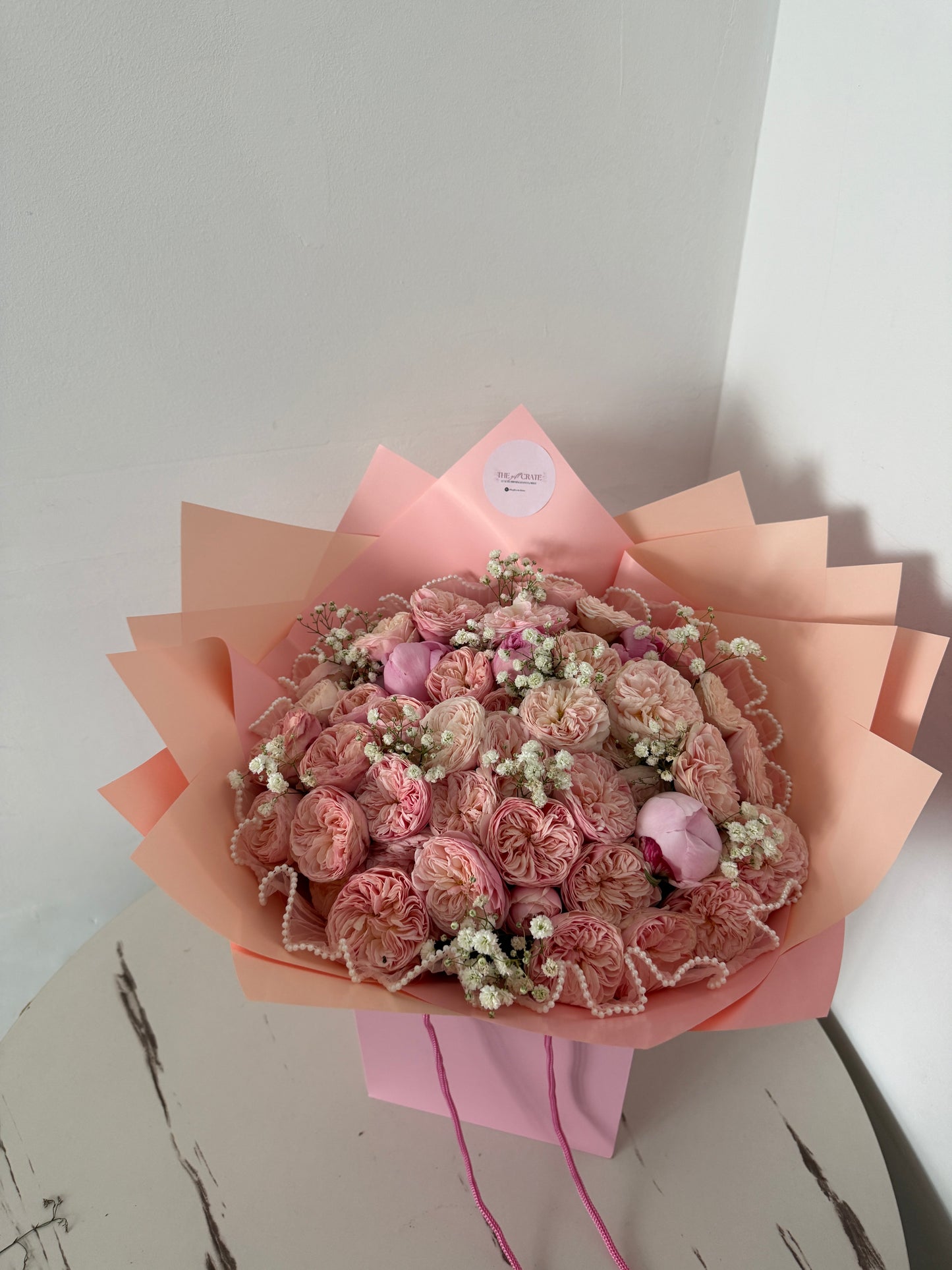 Peony Garden Blush Bouquet