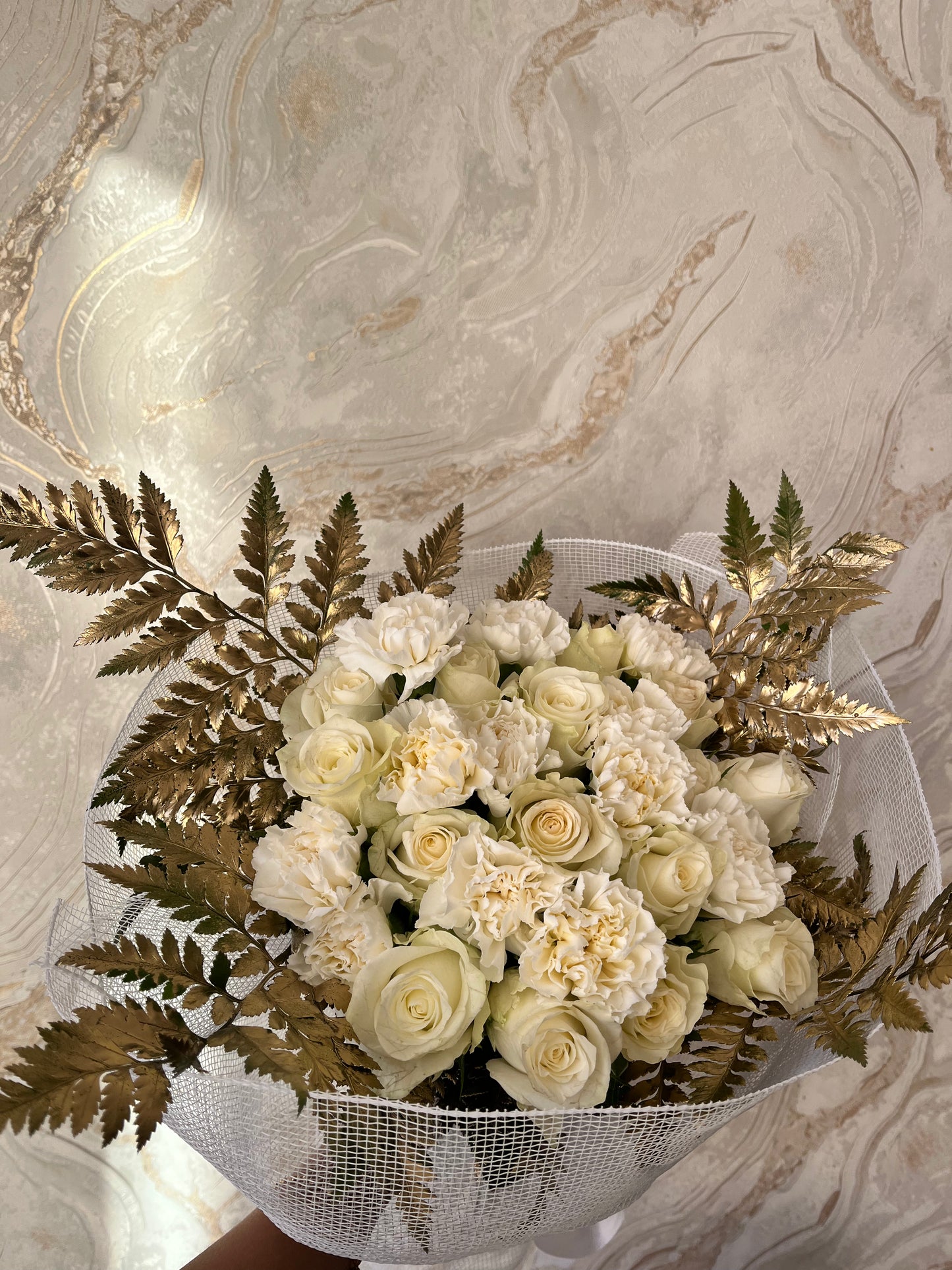 White Gold Mix Bouquet