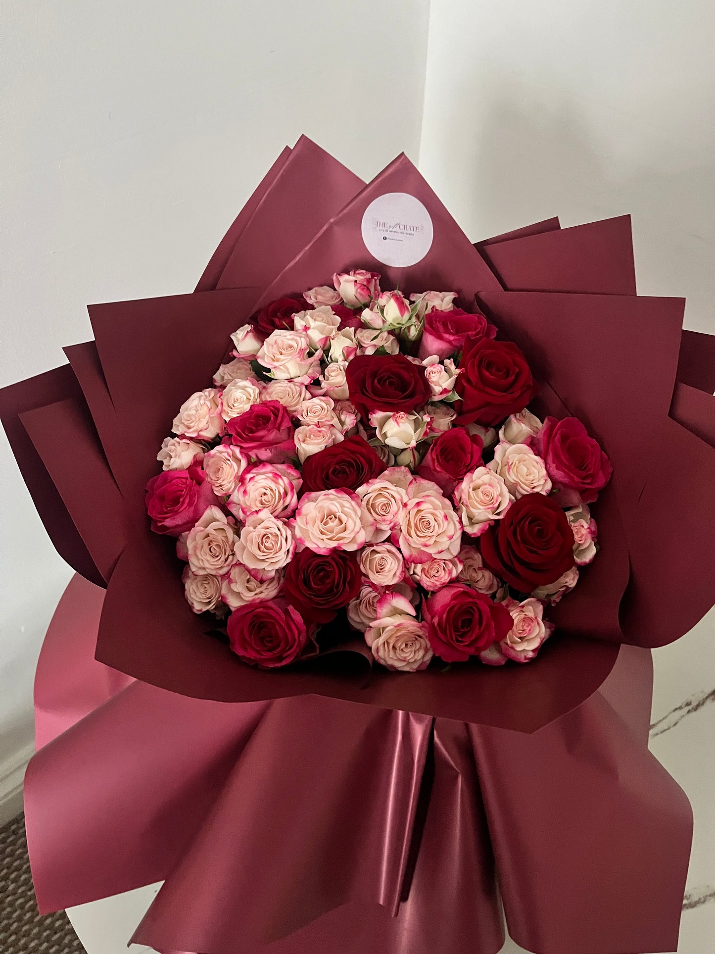Blush & Burgundy Luxe Bouquet