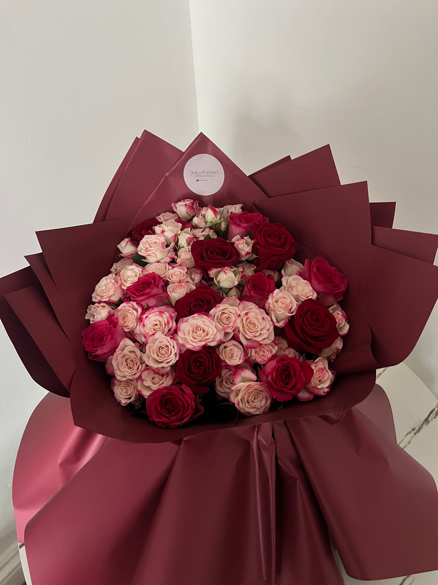 Blush & Burgundy Luxe Bouquet