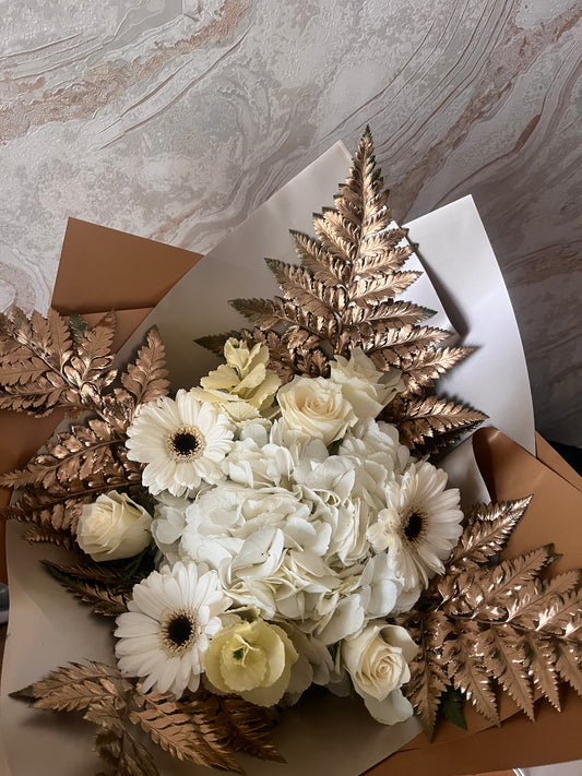 Golden Serenity Bouquet